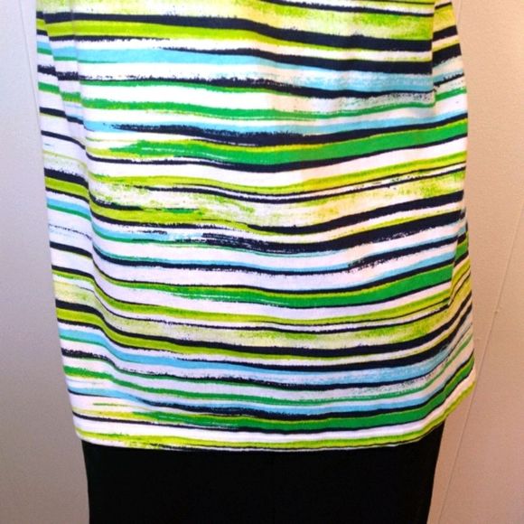 Kim Rogers Striped Tank Top. Small - Picture 7 of 9